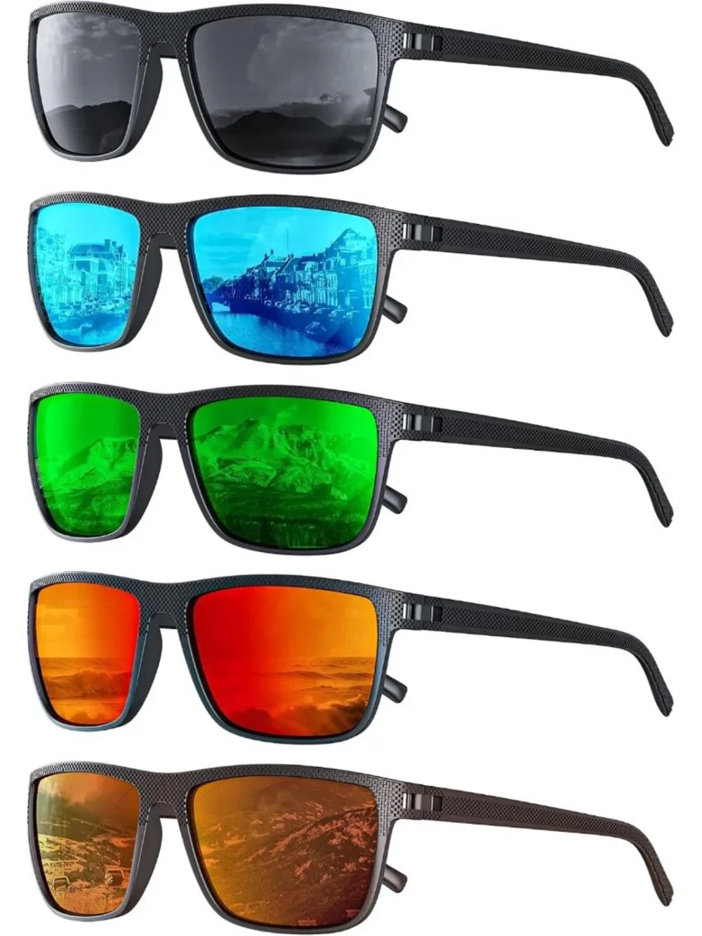 Polarized Sunglasses for Men & Women - Classic UV Protection for Fishing